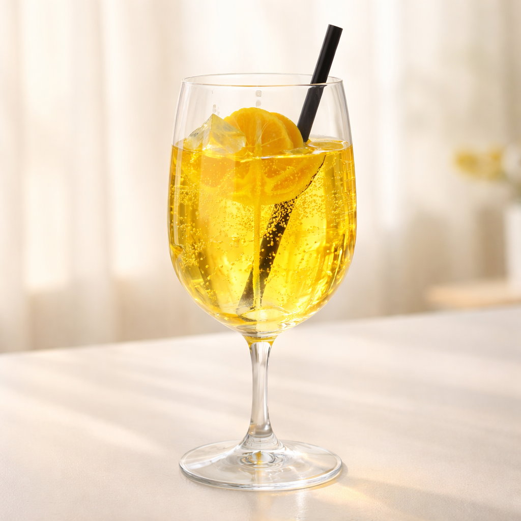 Limoncello Spritz Duftkerze im Glas | Cocktail Kerze handgemacht | Zitronen Kerze | Sommer Geschenk | Geschenkidee